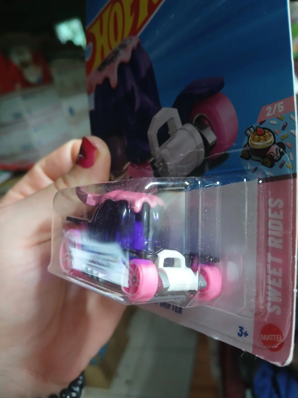 Hot Wheels Sweet Rides Purple & Pink Toy Car